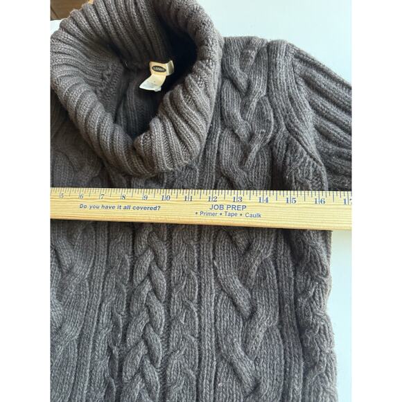 Old Navy Sweater Women Cowl Neck Pullover size Large Vintage Y2k 90s Wool Blend - Picture 5 of 6